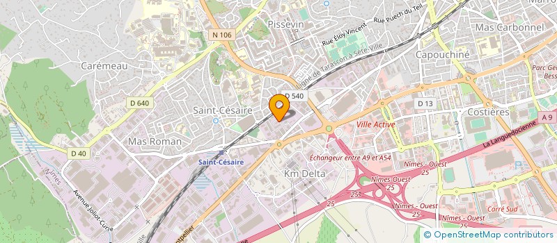 localisation de l'entreprise ACTIV'HABITAT à NIMES