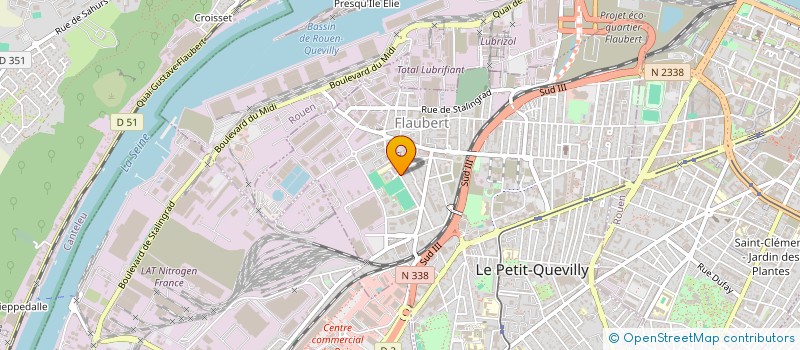 localisation de l'entreprise ACTIV'HOME à LE PETIT-QUEVILLY