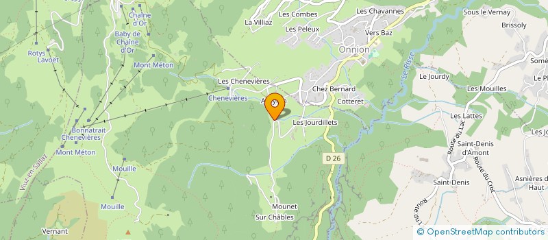 localisation de l'entreprise ACTIV'HOME ENERGIE à SAINT-JEOIRE