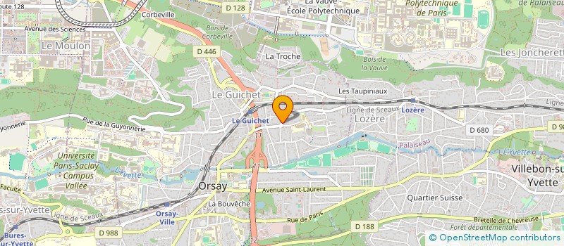 localisation de l'entreprise ACTIV'HORIZON à ORSAY