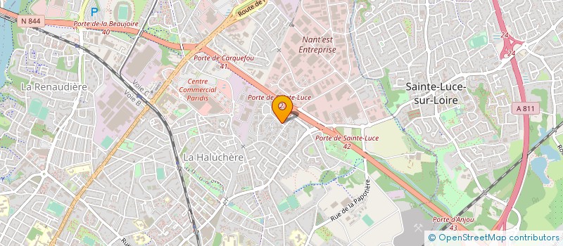 localisation de l'entreprise ACTIV'IMAGE  NANTES