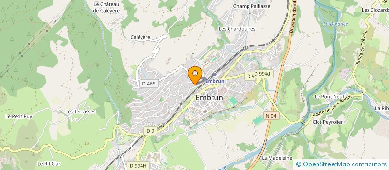 localisation de l'entreprise ACTIV'IMMO HOLDING  EMBRUN