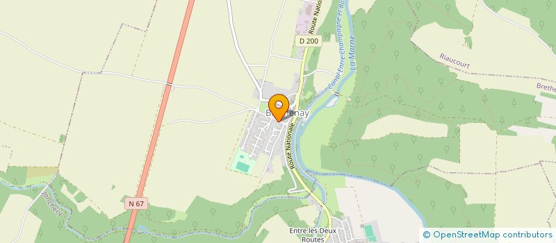 localisation de l'entreprise ACTIV'IMMOBILIER à BRETHENAY