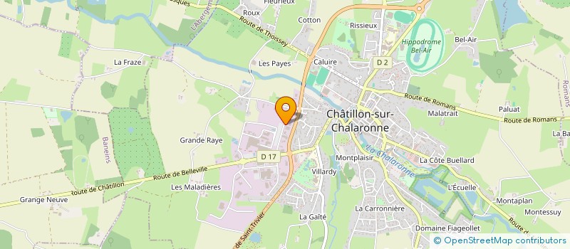 localisation de l'entreprise ACTIV'IMMOBILIER  CHATILLON-SUR-CHALARONNE