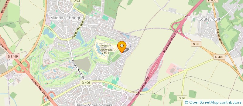 localisation de l'entreprise ACTIV IMMOBILIER  BAILLY-ROMAINVILLIERS