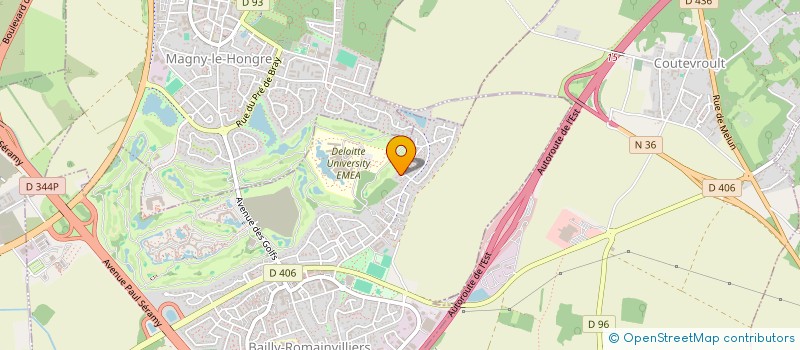 localisation de l'entreprise ACTIV IMMOBILIER INVEST  BAILLY-ROMAINVILLIERS