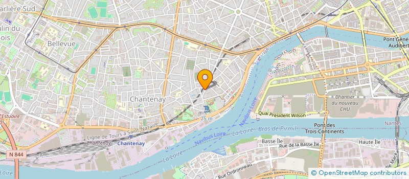localisation de l'entreprise ACTIV'JAZZ DANCE à NANTES