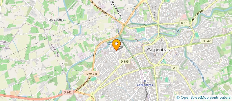 localisation de l'entreprise ACTIV'JEUNES à CARPENTRAS