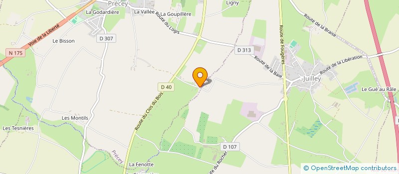 localisation de l'entreprise ACTIV ' LOGIS  PRECEY