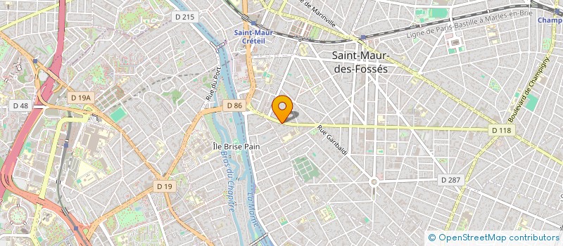 localisation de l'entreprise ACTIV MARBRE à SAINT-MAUR-DES-FOSSES