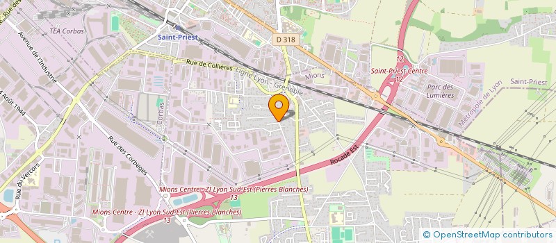 localisation de l'entreprise ACTIV' MULTISPORTS LYON EST  MIONS