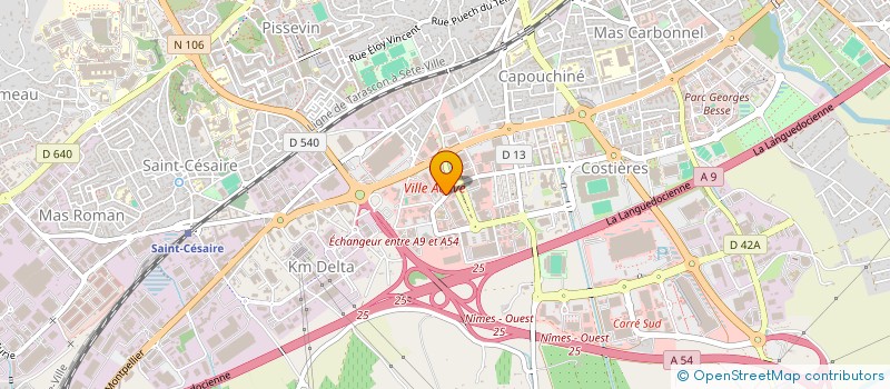 localisation de l'entreprise ACTIV MUSIC SNC  NIMES