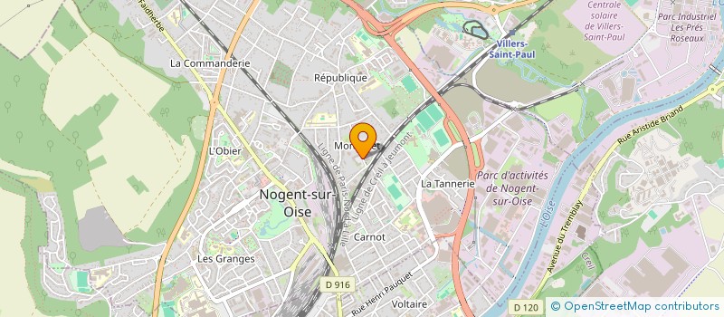 localisation de l'entreprise ACTIV & NOUS  NOGENT-SUR-OISE