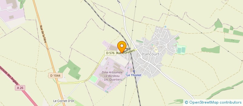 localisation de l'entreprise ACTIV PAILLE à ITANCOURT