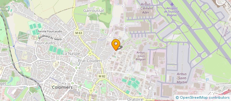 localisation de l'entreprise ACTIV POMPAGE BETON à COLOMIERS