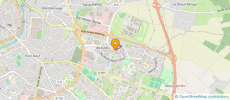 localisation de l'entreprise ACTIV PROMOTION REALISAT INDUSTR MAINTEN à POITIERS