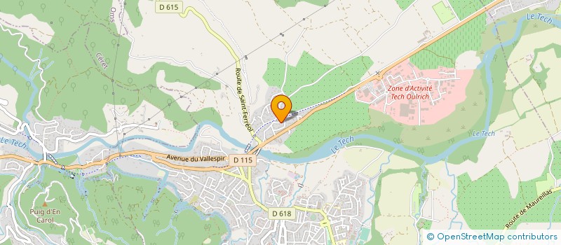 localisation de l'entreprise ACTIV'REFRIGERATION  CERET