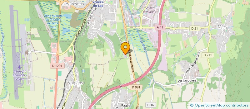 localisation de l'entreprise ACTIV'RENOV' à VIVIERS-DU-LAC