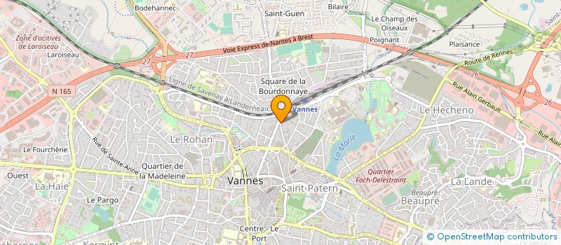 localisation de l'entreprise ACTIV RENOV à VANNES