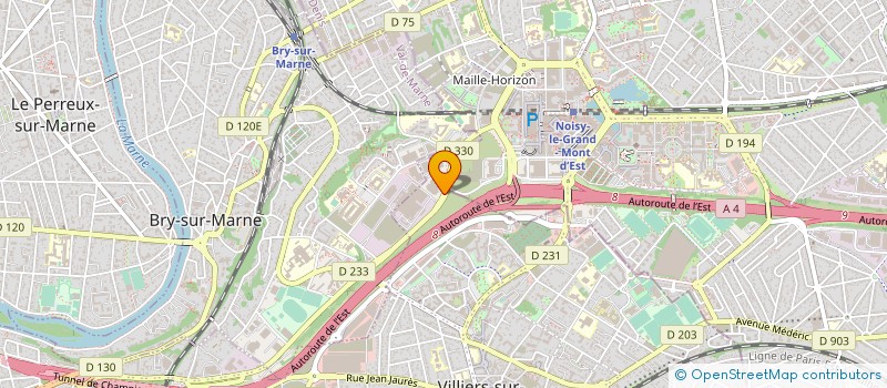 localisation de l'entreprise ACTIV RENOV 94  VILLIERS-SUR-MARNE