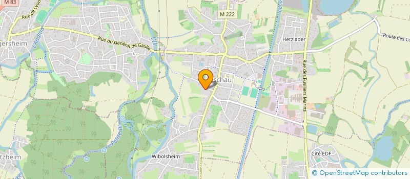 localisation de l'entreprise ACTIV RENOVATION  SOUFFELWEYERSHEIM