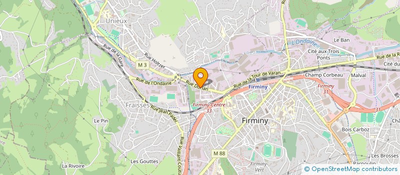 localisation de l'entreprise ACTIV RESEAUX  FIRMINY