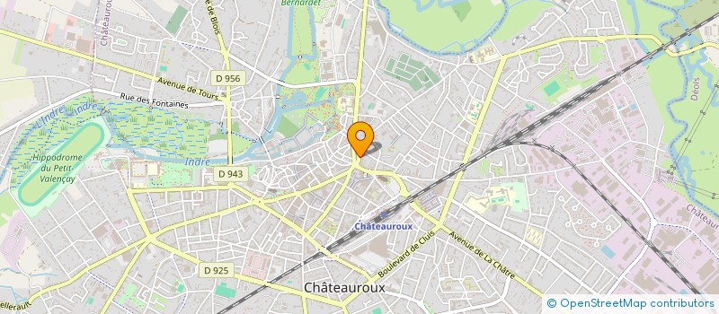 localisation de l'entreprise ACTIV RESTAURATION à CHATEAUROUX