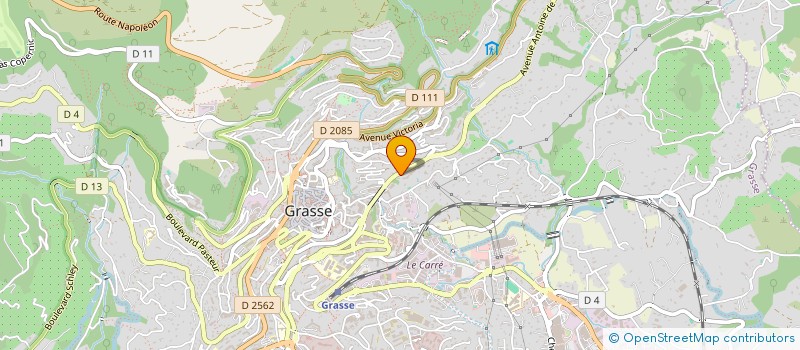 localisation de l'entreprise ACTIV' RH  GRASSE