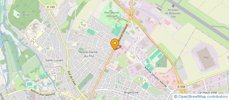 localisation de l'entreprise ACTIV RL à BEAUVAIS