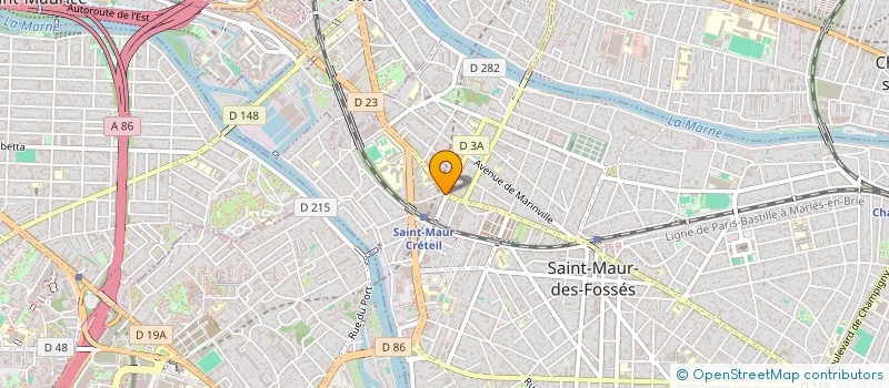 localisation de l'entreprise ACTIV SAINT MAUR à SAINT-MAUR-DES-FOSSES