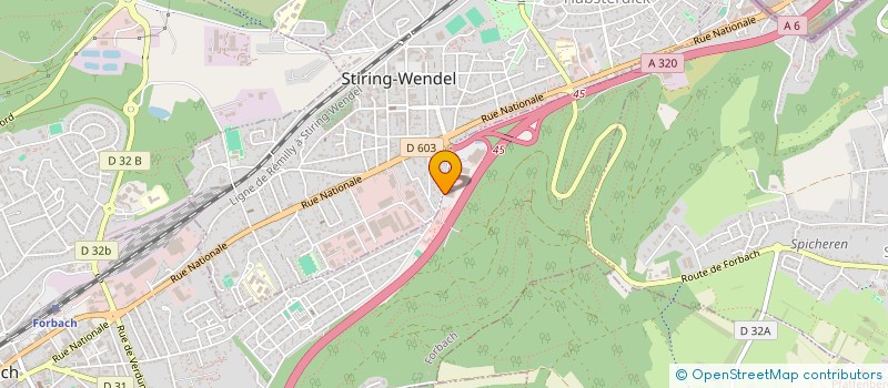 localisation de l'entreprise ACTIV'SARL  FORBACH