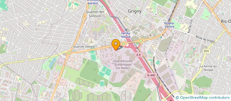 localisation de l'entreprise ACTIV SECURITE  GRIGNY