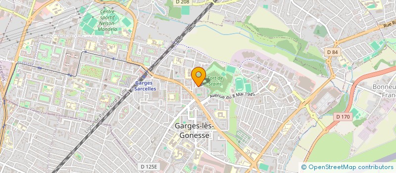 localisation de l'entreprise ACTIV'SERVICES 95 à GARGES LES GONESSE