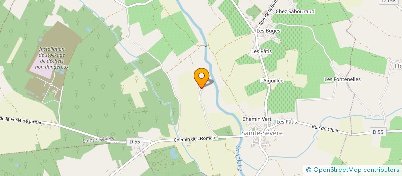 localisation de l'entreprise ACTIV'SKATE à SAINTE-SEVERE