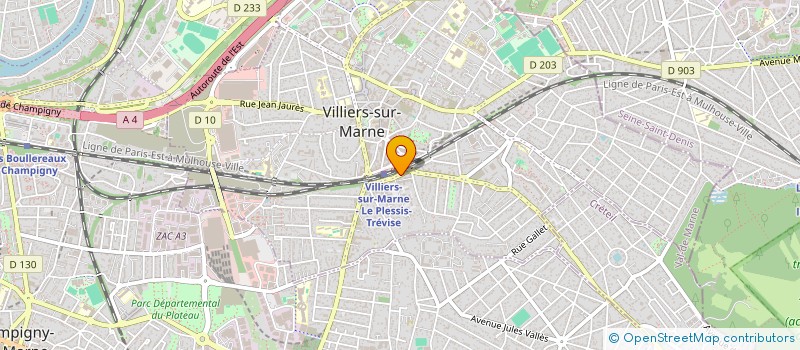 localisation de l'entreprise ACTIV SOINS  VILLIERS-SUR-MARNE