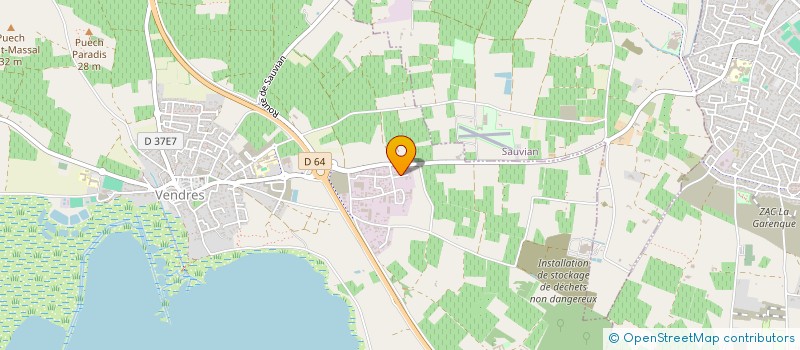 localisation de l'entreprise ACTIV'SOLUTIONS à VENDRES