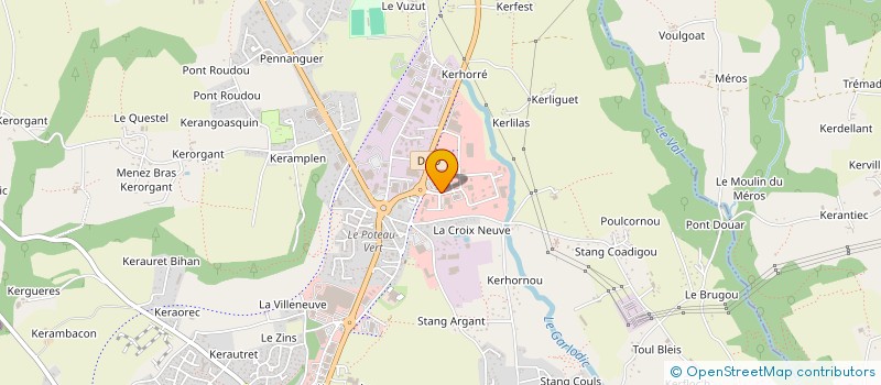 localisation de l'entreprise ACTIV SPORT  CONCARNEAU