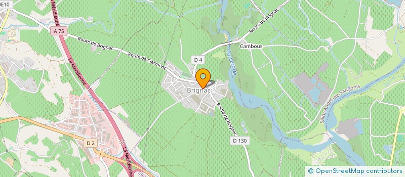 localisation de l'entreprise ACTIV'SPORTS  BRIGNAC