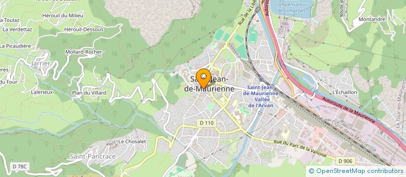 localisation de l'entreprise ACTIV'UP à SAINT-JEAN-DE-MAURIENNE