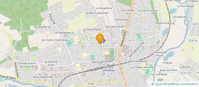 localisation de l'entreprise ACTIV'VILLE  VENDOME