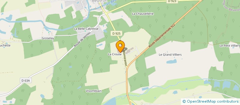 localisation de l'entreprise ACTIV WASH à NEUNG SUR BEUVRON
