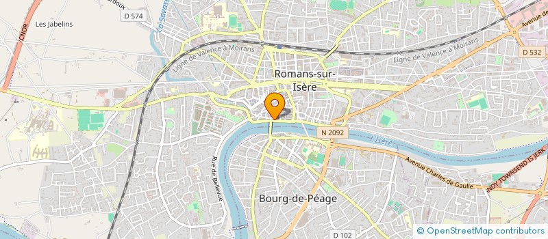 localisation de l'entreprise ACTIV'WAY à ROMANS-SUR-ISERE