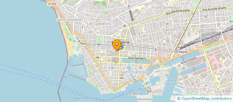 localisation de l'entreprise ACTIVA IMMOBILIER à LE HAVRE