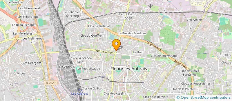 localisation de l'entreprise ACTIVA NETTOYAGE à FLEURY-LES-AUBRAIS