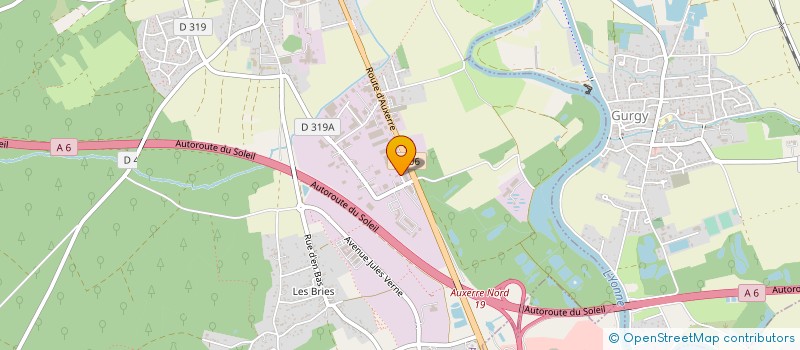 localisation de l'entreprise ACTIVA PUBLICITE  APPOIGNY