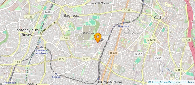 localisation de l'entreprise ACTIVA.SARL à BAGNEUX