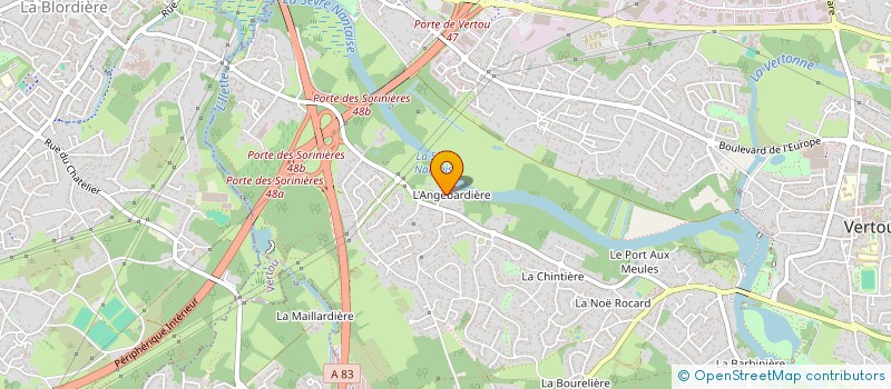 localisation de l'entreprise ACTIVALORISATION  VERTOU