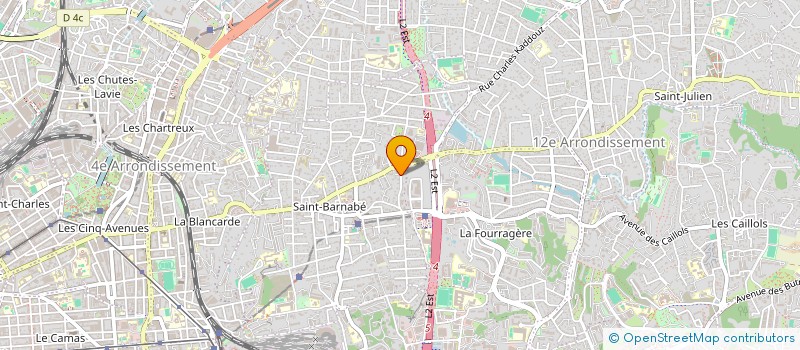 localisation de l'entreprise ACTIVANCE  MARSEILLE