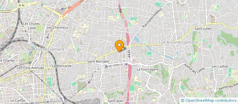 localisation de l'entreprise ACTIVANCE RH  MARSEILLE