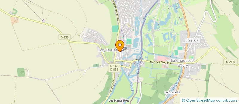 localisation de l'entreprise ACTIVAT'EURE  IVRY-LA-BATAILLE